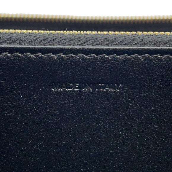 Celine Long Wallet Triomphe Leather Black - Picture 13 of 14